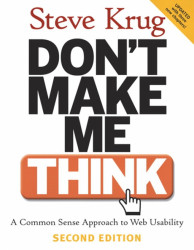 Capa de Dont make me think - Steve Krug
