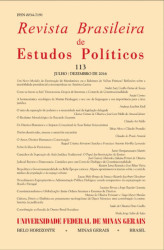 Capa de Revista Brasileira de Estudos Políticos - 