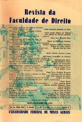 Capa de Revista da Faculdade de Direito - 