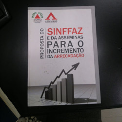 Capa de Proposta do Sinffaz e da Asseminas Para o Incremento da Arrecadação - 