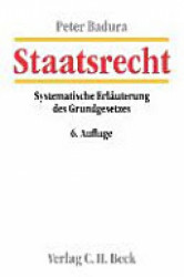 Capa de Staatsrecht - Peter Badura