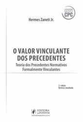 Capa de O Valor Vinculante dos Precedentes - Hermes Zaneti Jr.
