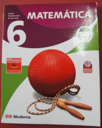 Capa de Projeto Araribá: matemática 6º ano - Editora Moderna
