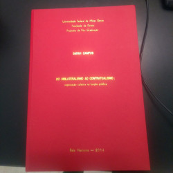 Capa de Tese-Do Unilateralismo ao Contratualismo: - Sarah Campos
