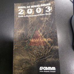 Capa de Perfil de Minas Gerais 2003 - Governo do Estado de MG