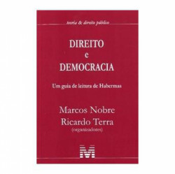 Capa de Direito e democracia - Macos Nobre; Ricardo Terra