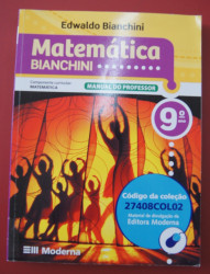 Capa de Matemática 9º ano - Edwaldo Bianchini