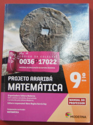 Capa de Projeto Araribá: matemática 9º ano - Editora Moderna