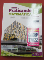 Capa de Praticando matemática 8º ano - Álvaro Andrini; Maria José Vasconcellos