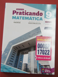 Capa de Praticando matemática 9º ano - Álvaro Andrini; Maria José Vasconcellos