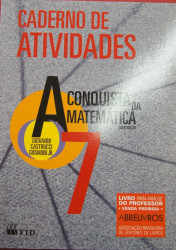 Capa de A conquista da matemática 7º ano - José Ruy Giovanni; Benedicto Castrucci; José Ruy Giovanni Jr.