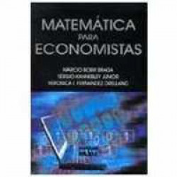 Capa de Matemática para economistas - Marcio Bobik Braga; Sergio Kannebley Jr.