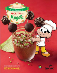 Capa de Caderno de receitas da Magali - Mônica Rangel