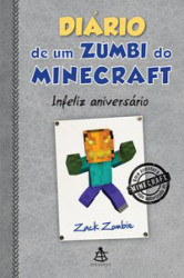 Capa de Diário de um zumbi do Minecraft 9 - Zack Zombie