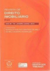 Capa de Revista de Direito Imobiliário - RDI - 2017 - Coordenação Leonardo Brandelli