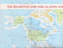 Capa de Mapa Mundi mapa - Médicos Sem Fronteiras