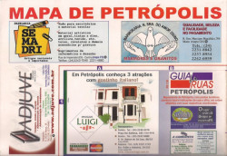 Capa de Mapa de Petrópolis mapa - Sandra Fernandes