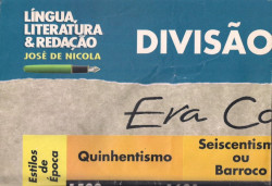 Capa de Lingua, literatura e redação infográfico - José de Nicola