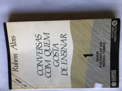 Capa de Conversas com quem gosta de ensinar - Rubem Alves