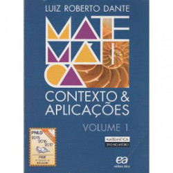 Capa de Matemática volume 1 - Luiz Roberto Dantas