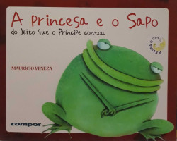 Capa de A princesa e o sapo - Maurício Veneza