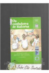 Capa de Os contadores de histórias - Pedro Bandeira; Leo Cunha; João Anzanello Carrascoza; Mirna Pinsky; Marina Colasanti; Rogerio Andrade Barbosa