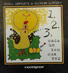 Capa de 1, 2, 3 Cada um tem sua vez - Neusa Sorrenti; Cláudio Martins