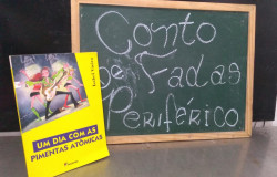 Capa de Um dia com as pimentas atômicas - Isabel Vieira