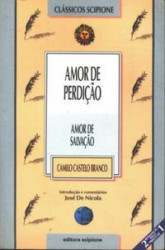 Capa de Amor de perdição e Amor de Salvação - Camilo Castelo Branco