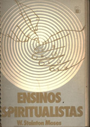 Capa de Ensinos espiritualistas - W. Staiton Moses