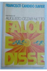 Capa de Falou e disse - Francisco Cândido Xavier