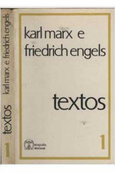 Capa de Textos volume I - Karl Marx; Friedrich Engels