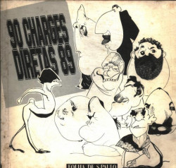 Capa de 90 Charges Diretas 89 - Carlos Eduardo Lins da Silva