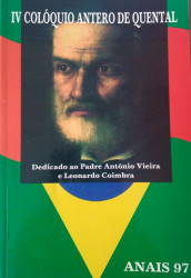 Capa de IV Colóquio Antero de Quental anais 97 - Vários