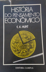 Capa de História do Pensamento Econômico - E. K. Hunt