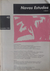 Capa de Novos Estudos CEBRAP - 