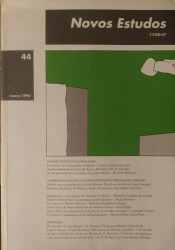 Capa de Novos Estudos CEBRAP - 