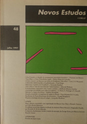 Capa de Novos Estudos CEBRAP - 