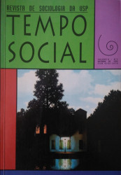 Capa de Tempo Social. Revista de Sociologia da USP - Vol 8, nº 2. 1996 - Departamento de Sociologia, Faculdade de Filosofia, Letras e Ciências Humanas