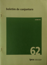 Capa de Boletim de conjuntura 62 - Ipea