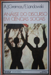 Capa de Análise do discurso em ciências sociais - A. J. Greimas; E. Landowski