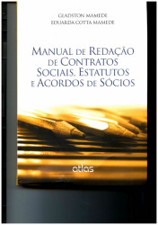 Capa de Manual de redação de contratos sociais - Gladston Mamede; Eduarda Cotta Mamede