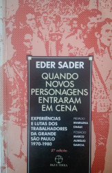 Capa de Quando Novos Personagens Entraram em Cena - Eder Sader