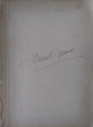 Capa de Marcel Mauss - Denis Hollier / Georges Condominas / Louis Dumont / Claude Dubar / Evans-Pritchard / Victor Karady / Pierre Birnbaum / J.P Terrail / C. Backès-Clément / Rodolphe Gasché / Bruno Marcenac / André H.