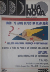 Capa de Lua Nova - vol.4, n. 1 - José Paulo Netto; outros