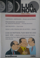 Capa de LUA NOVA - Vol.2, Nº. 4 - Janeiro - Março/86 - Renato Janine Ribeiro [outros.]