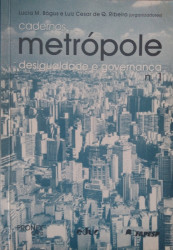 Capa de Cadernos Metrópole n.1 - Lucia M. Bógus (org.); Luiz Cesar de Q. Ribeiro (org.)