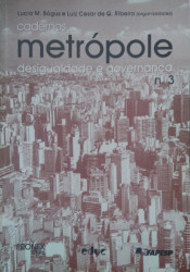 Capa de Cadernos Metrópole n.3 - Lucia M. Bógus (org.); Luiz Cesar de Q. Ribeiro (org.)