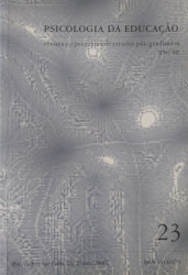 Capa de Psicologia da Educação 23 - Revista do programa de estudos pós-graduados puc-sp