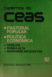Capa de Cadernos do CEAS 82 - Centro de Estudos e Ação Social